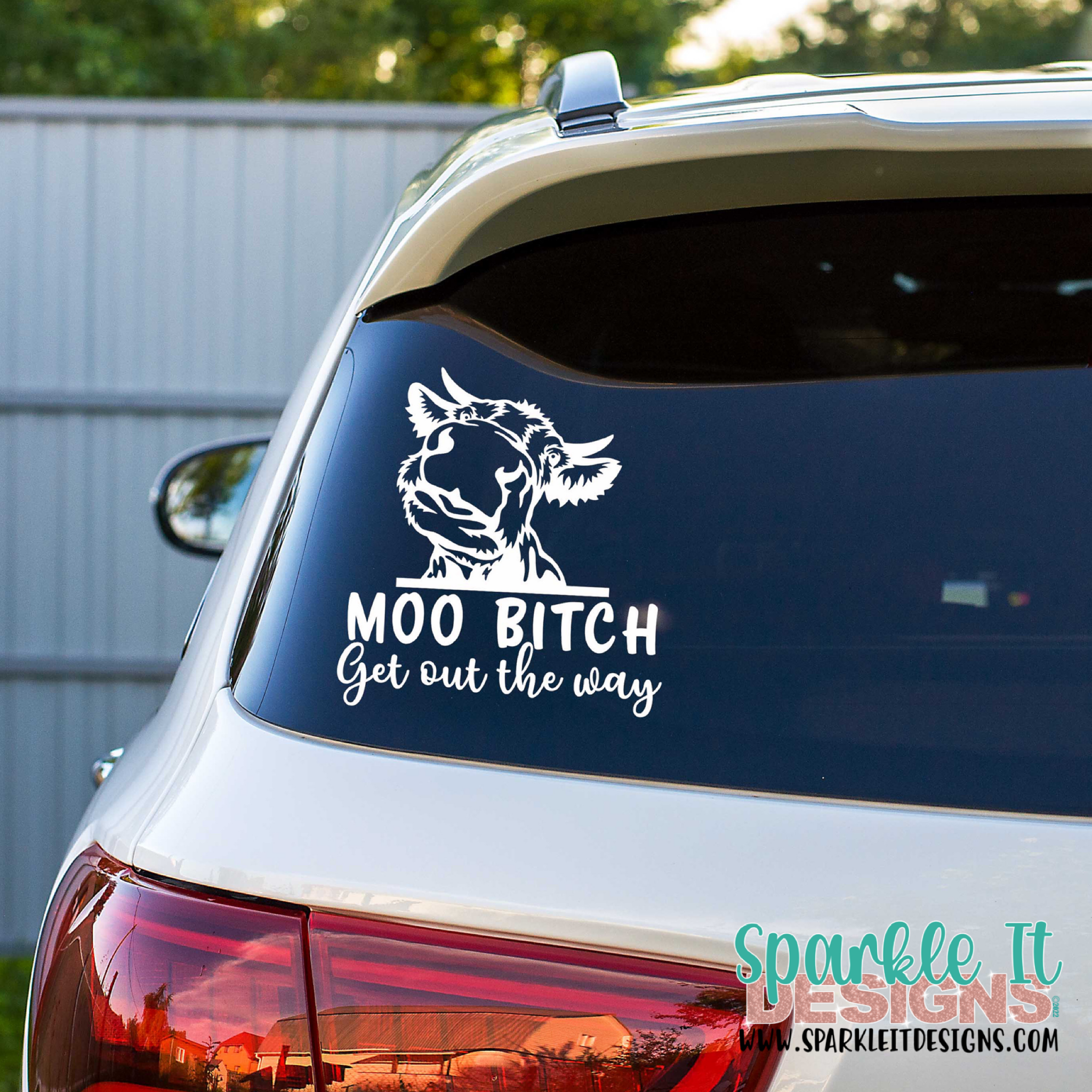 Car Decal - Moo