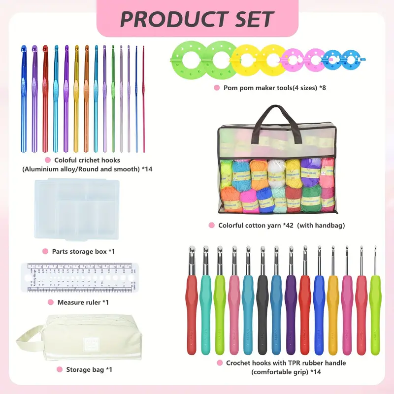 Crochet yarn kit