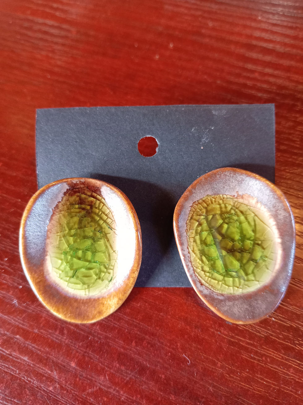 Thumbnail: Ceramic Clay Earrings