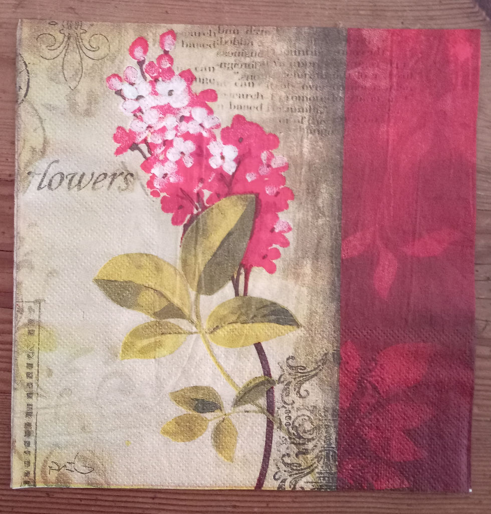 Thumbnail: Vintage Flower Serviettes