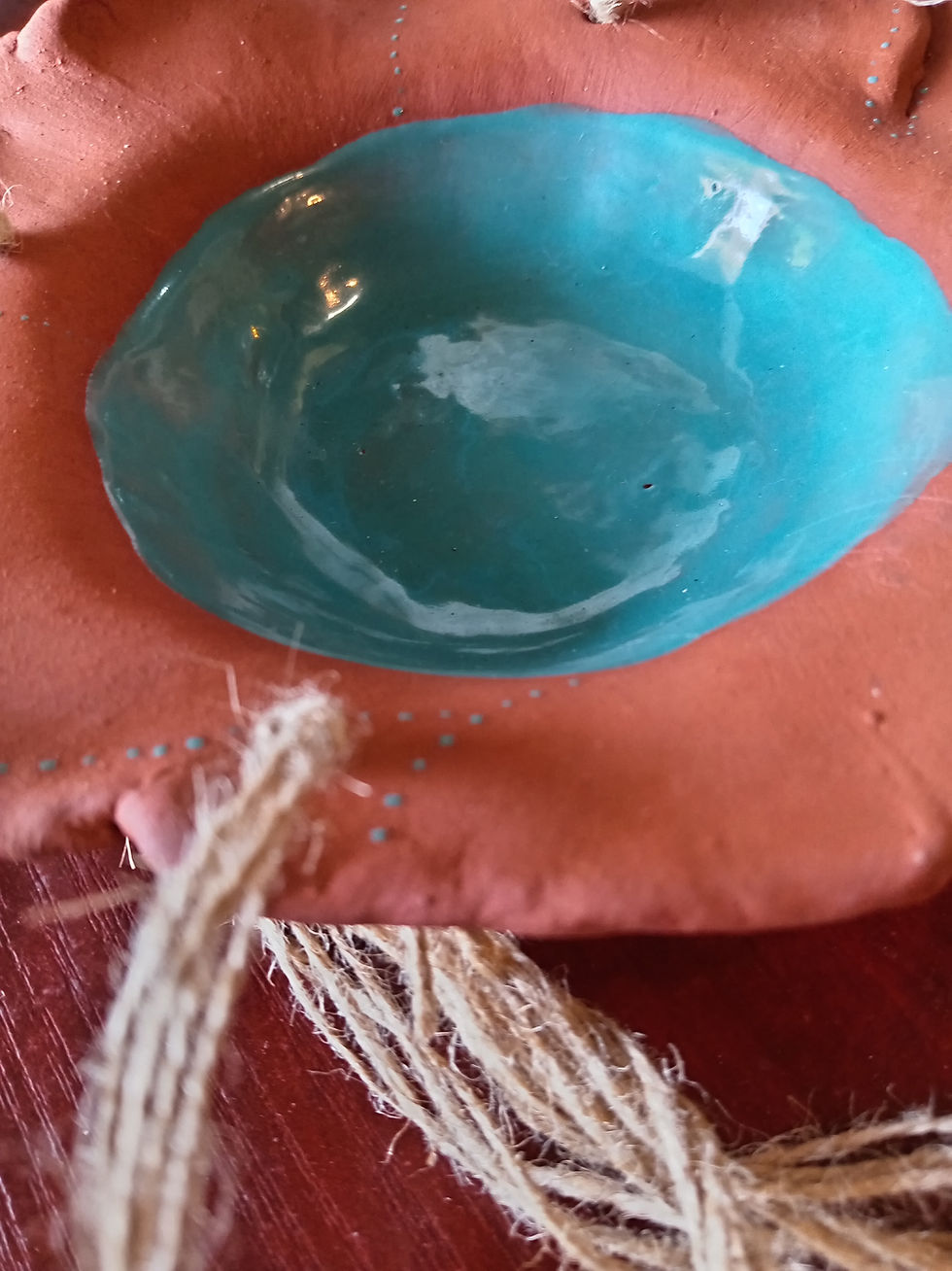 Thumbnail: Hanging Terracotta Bird Bath