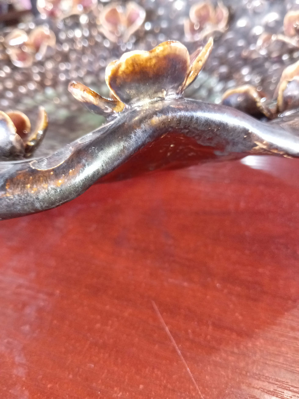 Thumbnail: Marble Impressed Ceramic Fruit Bowl