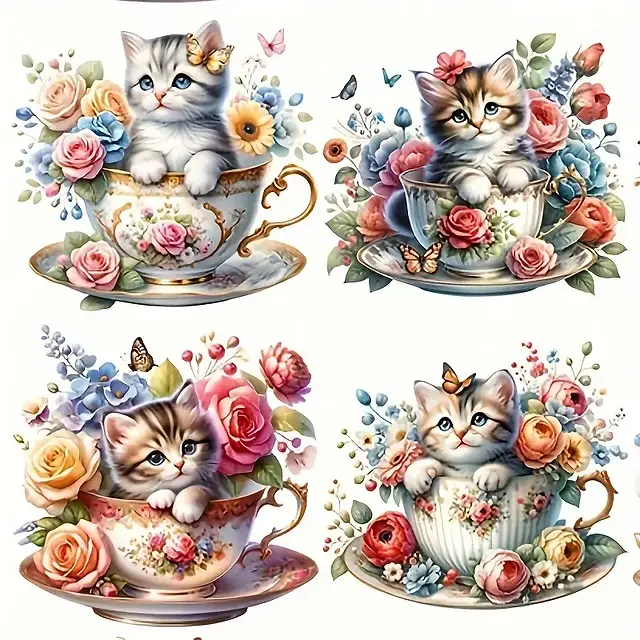 Cat Themed Stickers