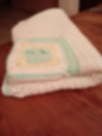 Blue Bear Baby Blanket
