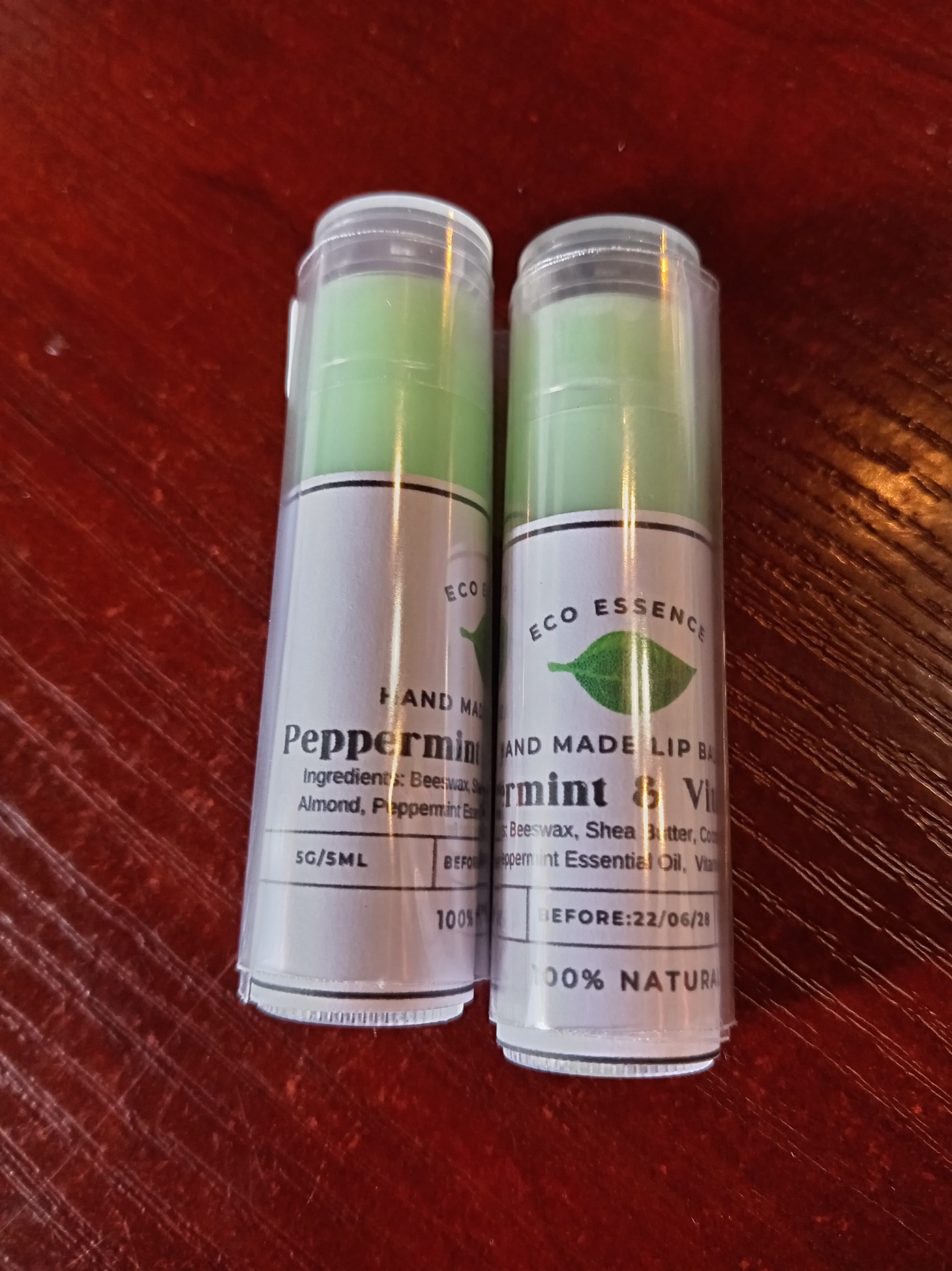 Peppermint and Vitamin E Lip Balm