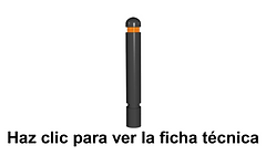 Bolardo grande de polietileno reciclado