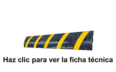 Tope reductor de velocidad con reflejantes ojo de gato