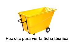 volquete con estructura metalica de 1,000 litros