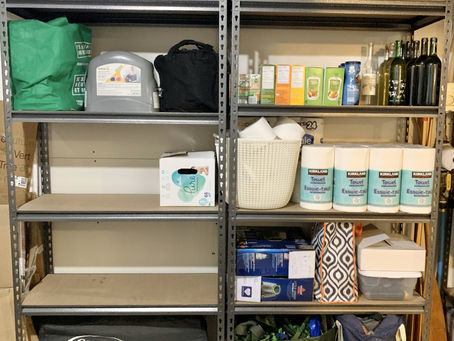 Organized Basement Shelving. Organized basement
