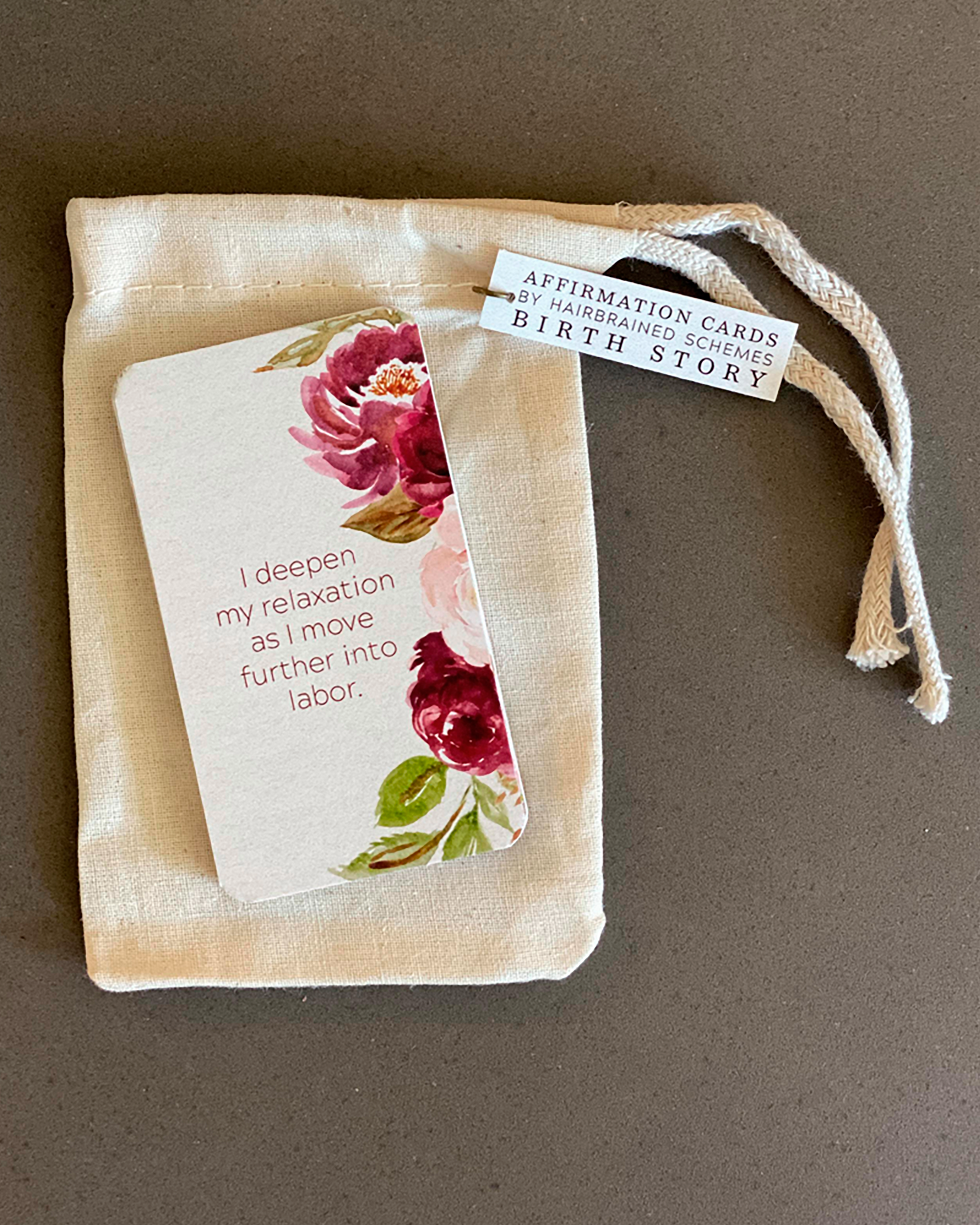 Birth Story Affirmations Cards - Floral