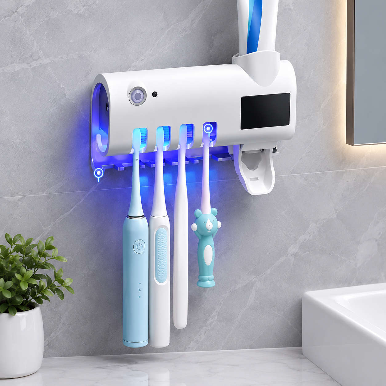 Dispenser Inteligente de Pasta de Dente UV