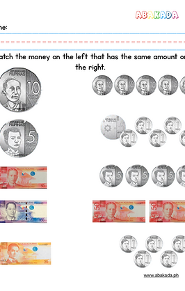 teaching financial literacy worksheets for filipino kids abakada ph