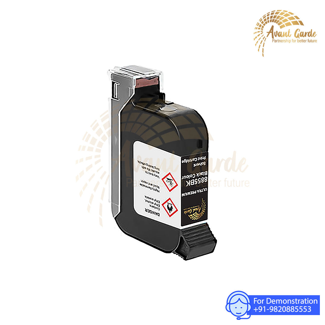 Avant Garde 12.7mm Ultra Premium Solvent Black Cartridge for TIJ