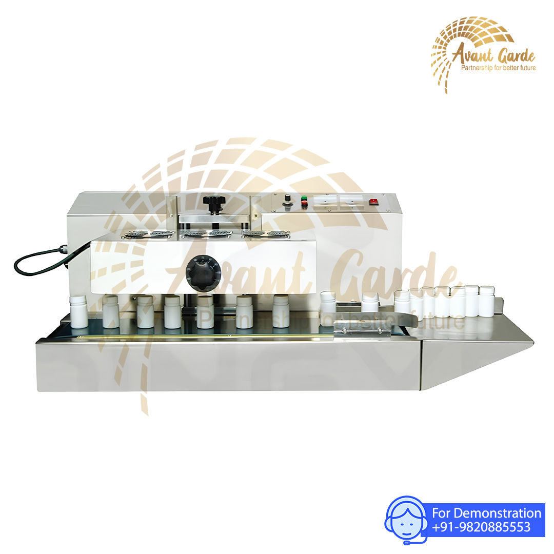 Avant Garde Continuous Induction Cap Sealing Machine 20-80MM Heavy Duty
