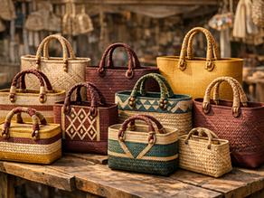 Ethnic Korai Mat Bags for Wedding Return Gifts