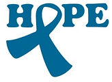 The word 'Hope' in bubble text with the 'O' drawn like a ribbon