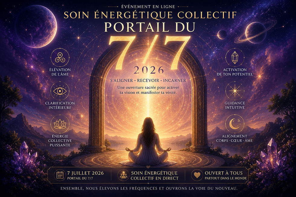 Soin Énergétique Collectif – Portail du 7/7 2026 | Activation & Alignement