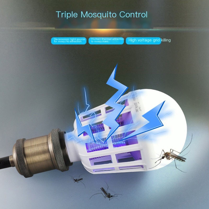 Home LED Mosquito Trap Light Bulb for Insect Control