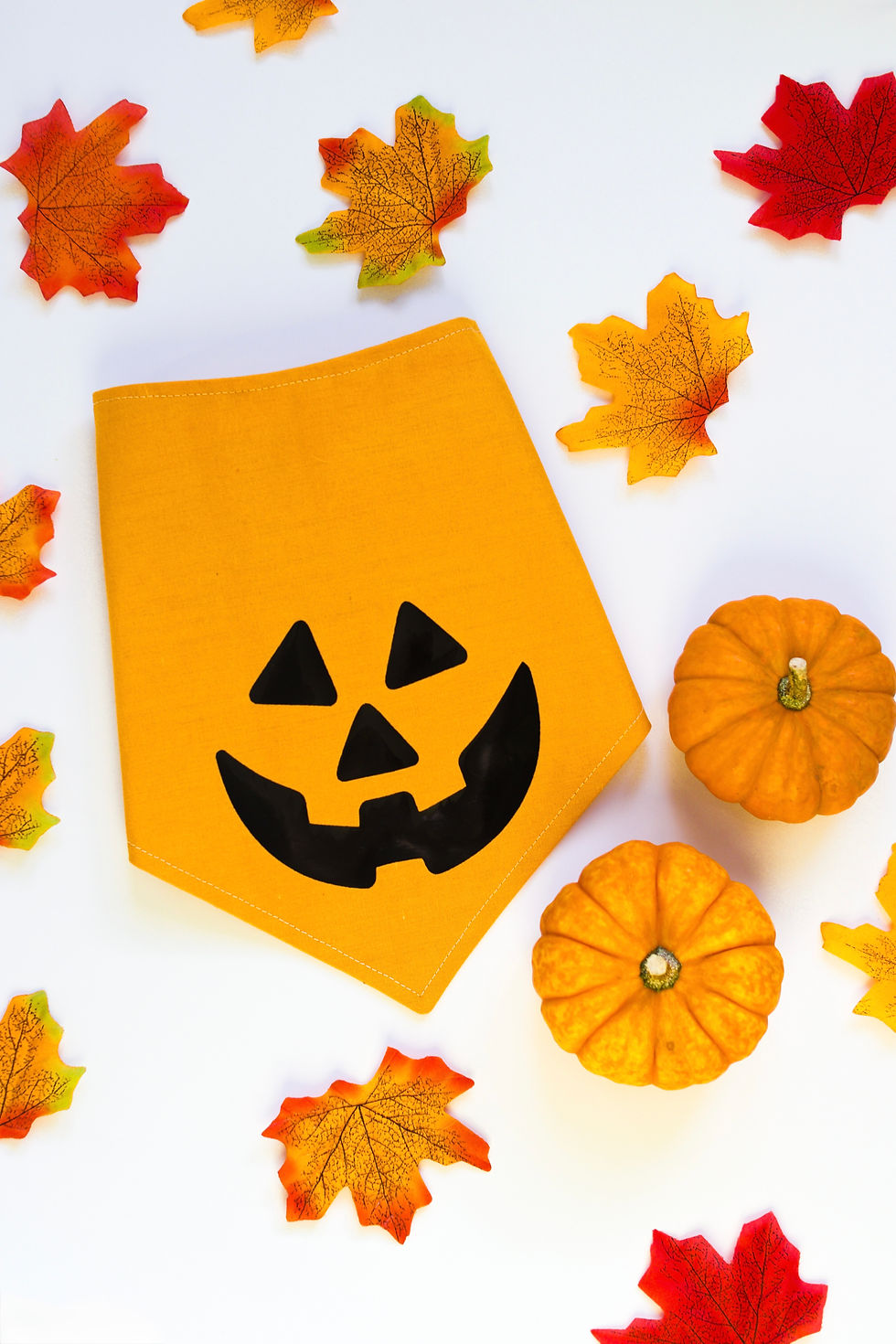 Jack O Lantern Pumpkin Halloween Pet Bandana