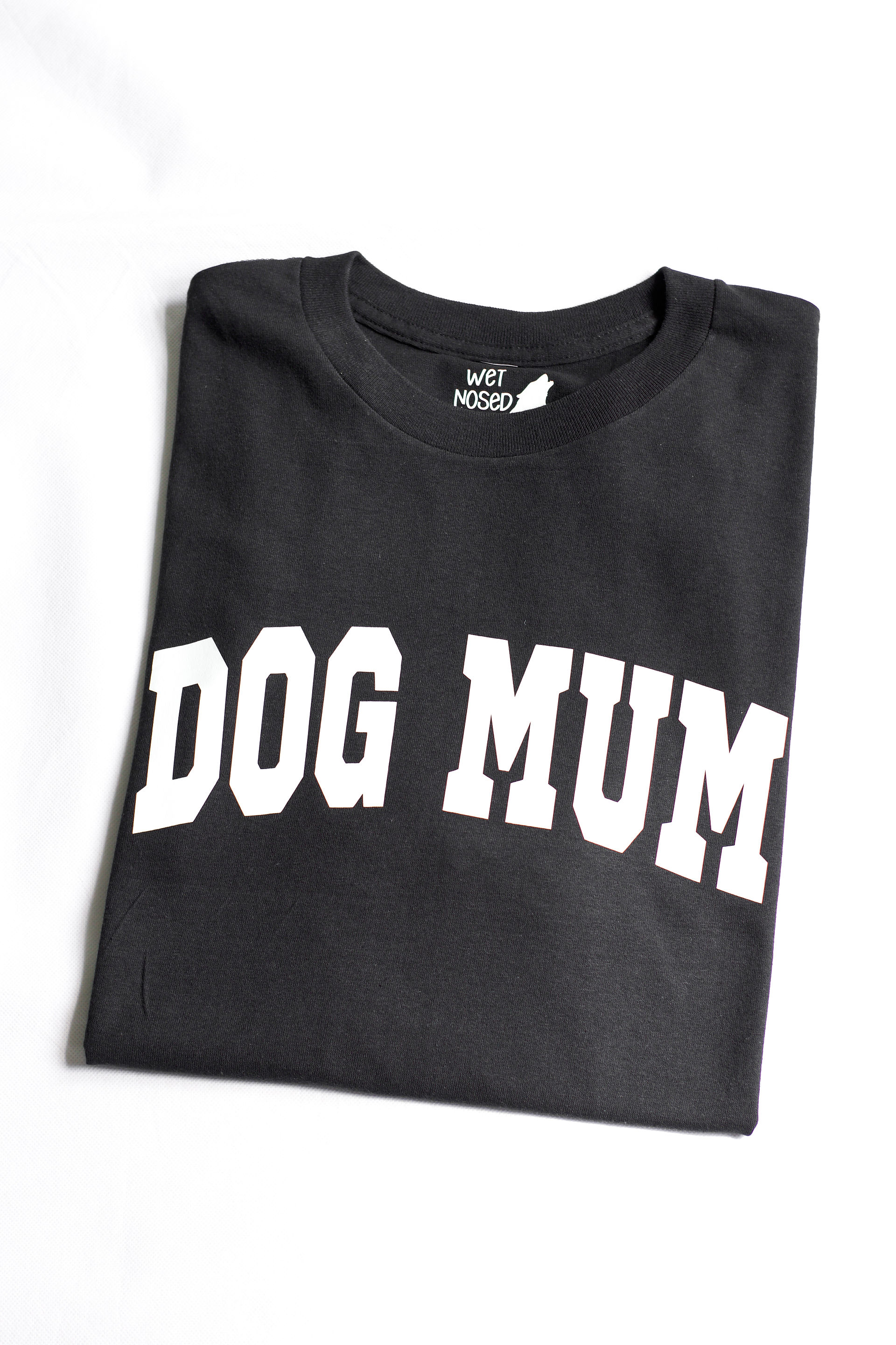 black dog mum shirt