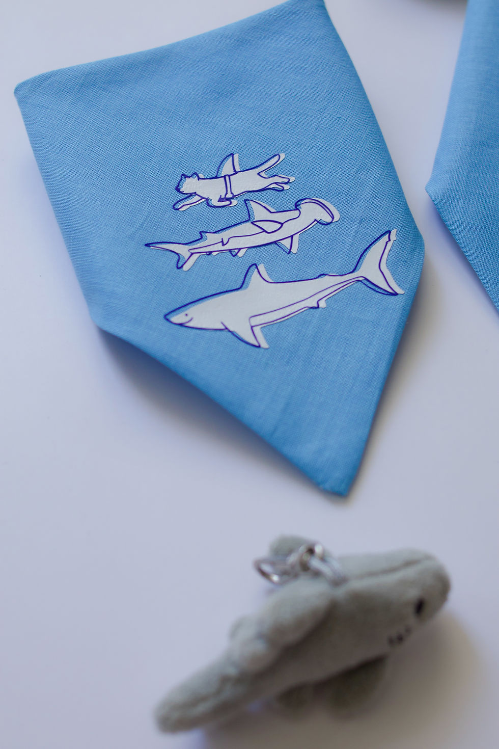 Deep Swim Shark Week Bandana for Dogs & Cats