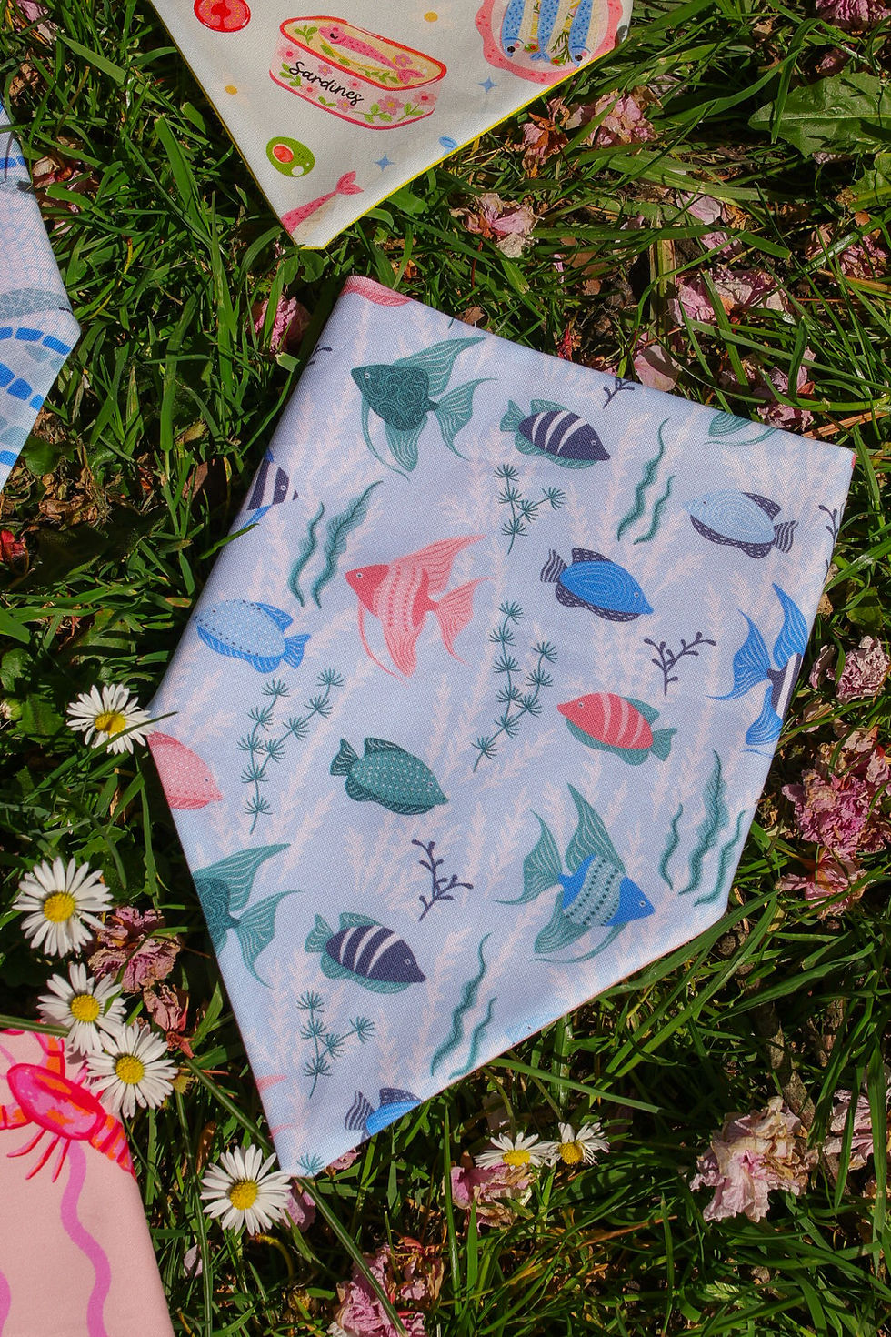 Thumbnail: Fin and Tonic Fish Bandana for Dogs & Cats