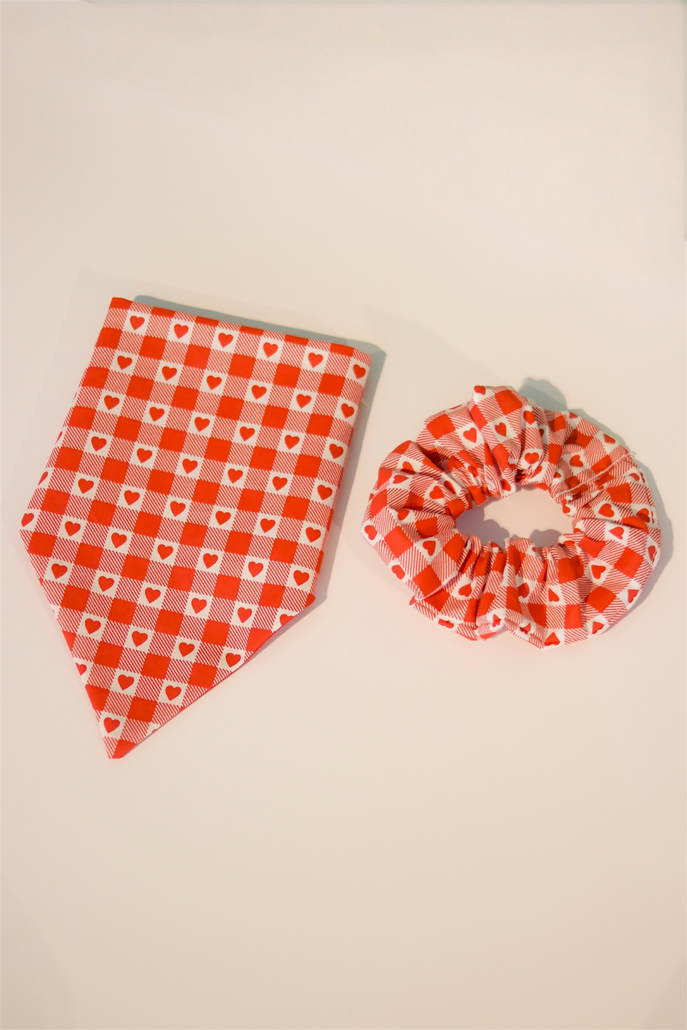 Thumbnail: Romeo Red Tartan Valentines Hair Scrunchie