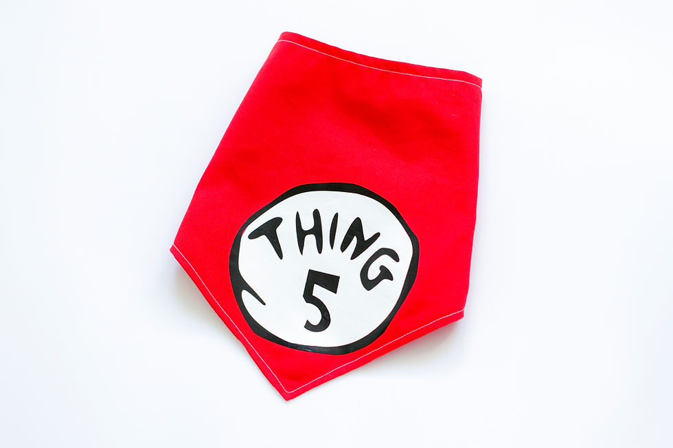 Thumbnail: Thing 1,2,3,4 etc Bandana