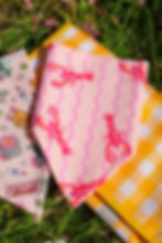 Pink Lobster Lagoon Bandana for Dogs & Cats