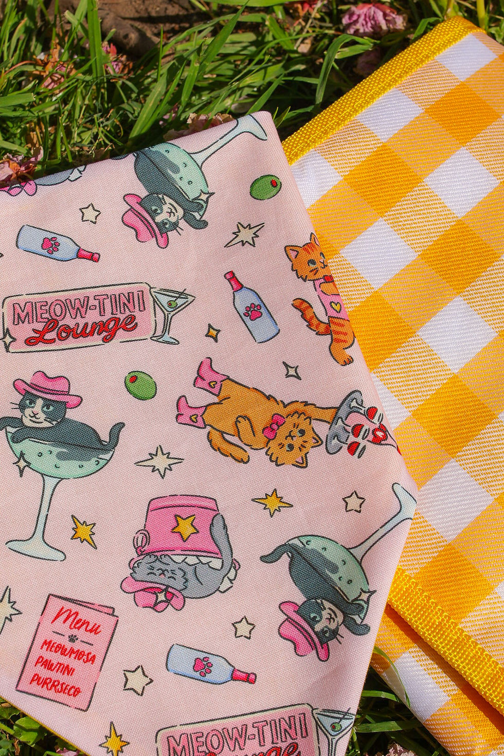 Meow-tini Lounge Bandana for Dogs & Cats