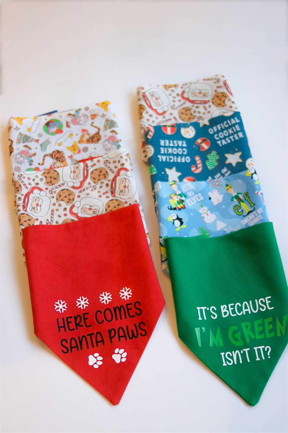 Thumbnail: Here Comes Santa Paws Bandana
