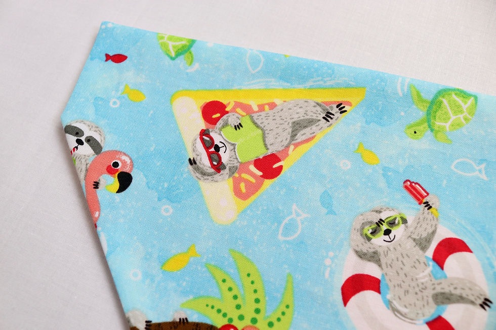 Summer Sloths Bandanas