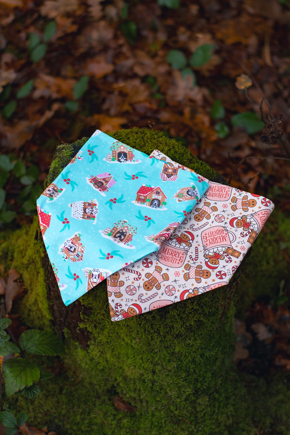 Thumbnail: Gingerbread Dog House Bandana