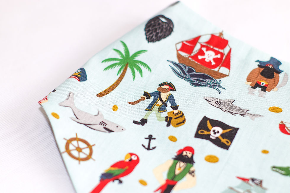 Thumbnail: Black Pearl Reversible Bandana