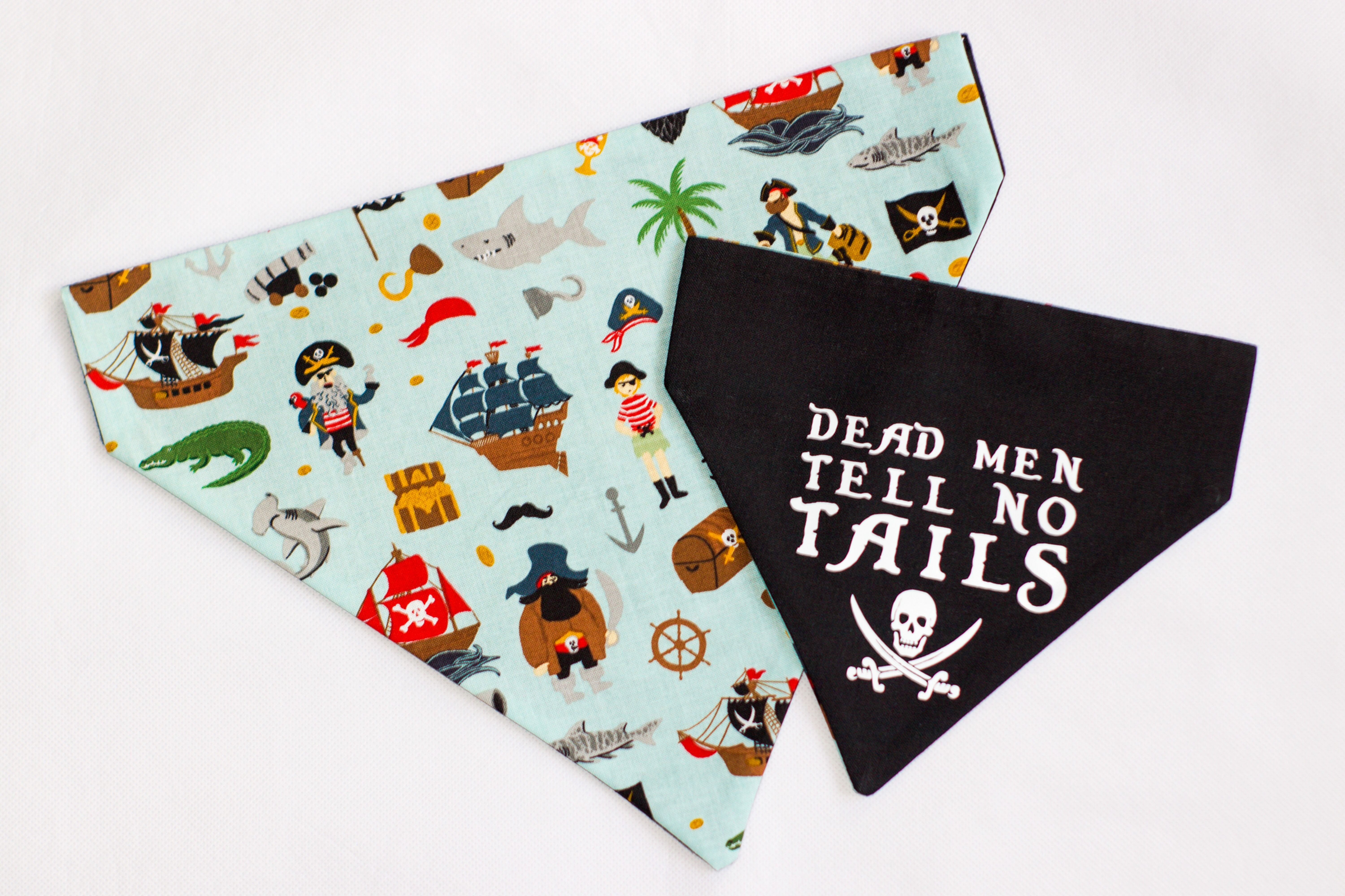 Black Pearl Reversible Bandana