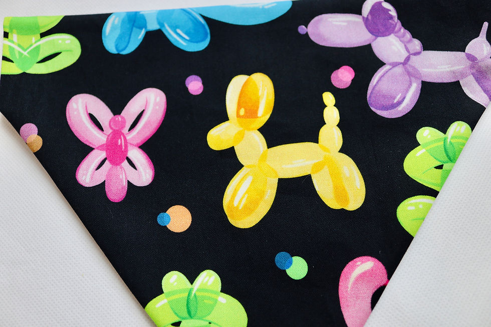 Thumbnail: Birthday Balloon Animals Bandanas for Dogs & Cats