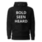 CROFAM HOODIE BOLD SEEN HEARD