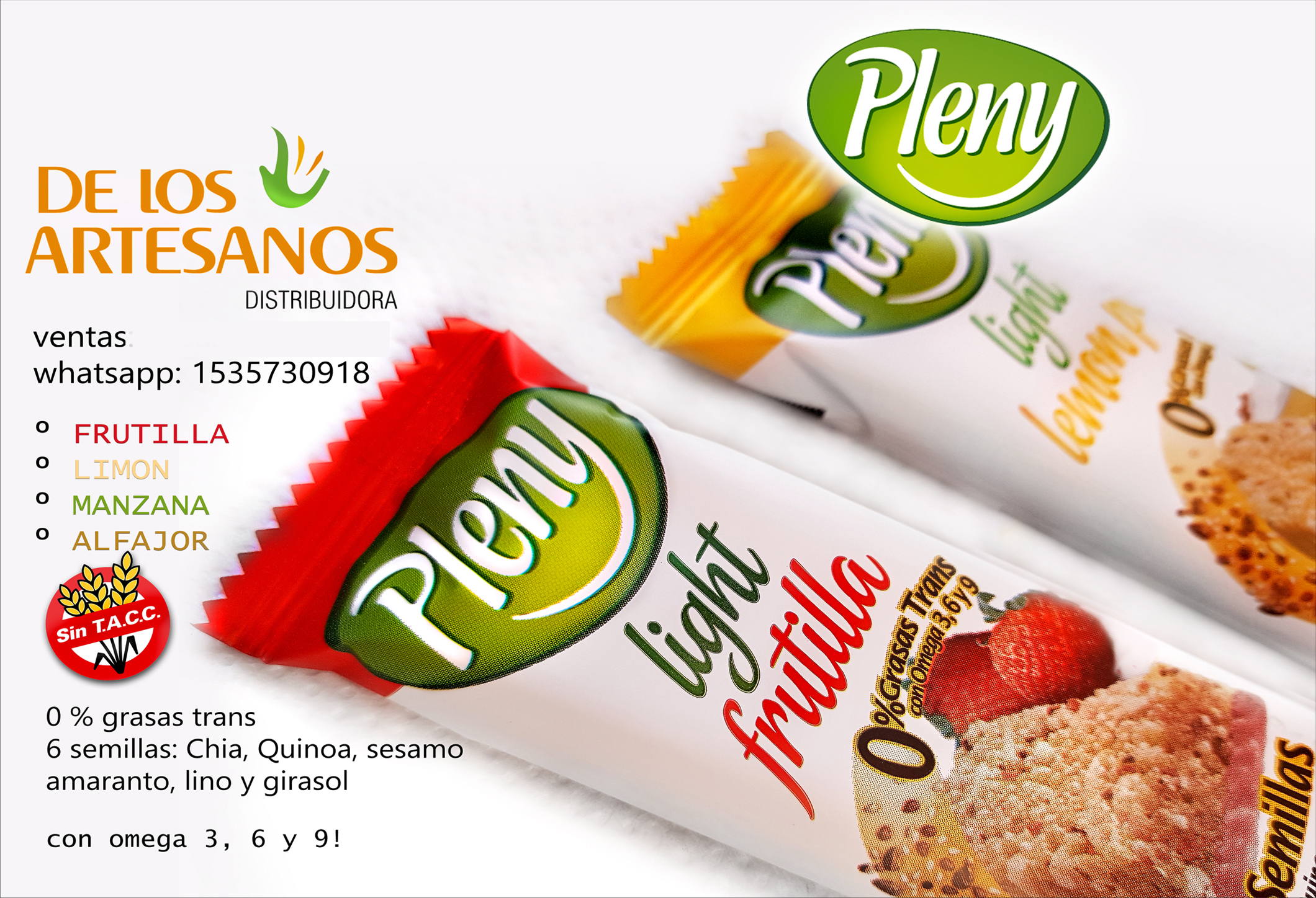 ✅Libres de gluten PLENY LIGHT BARRITA PLENY LIGHT LIBRES DE GLUTEN, SIN TACC