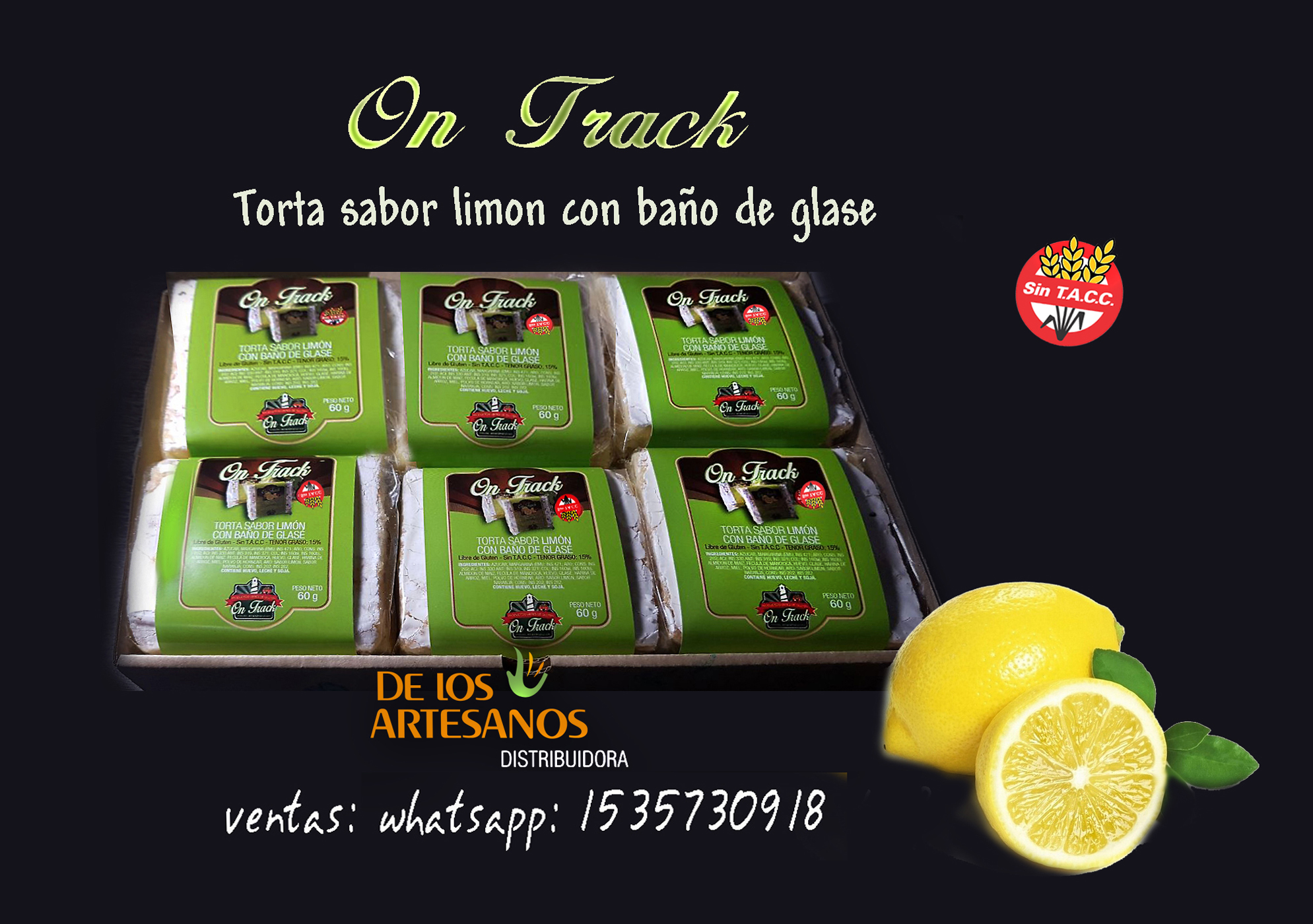 On track torta de limon