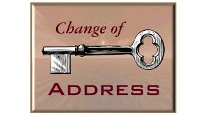 Change of Address