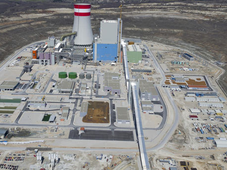 Landmark lignite plant at Ptolemaida, the largest ever built by PPC