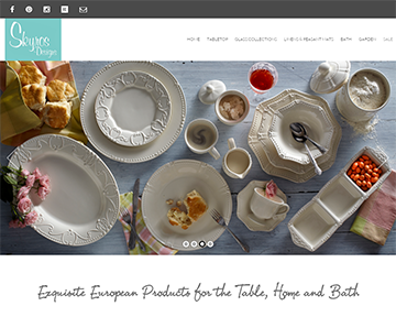 Skyros Stoneware Web Design