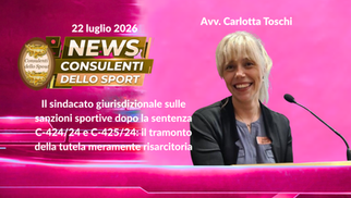 Il sindacato giurisdizionale sulle sanzioni sportive dopo la sentenza C-424/24 e C-425/24: il tramonto della tutela meramente risarcitoria