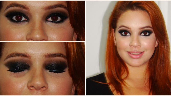 Make baphonica! Preta com Glitter.