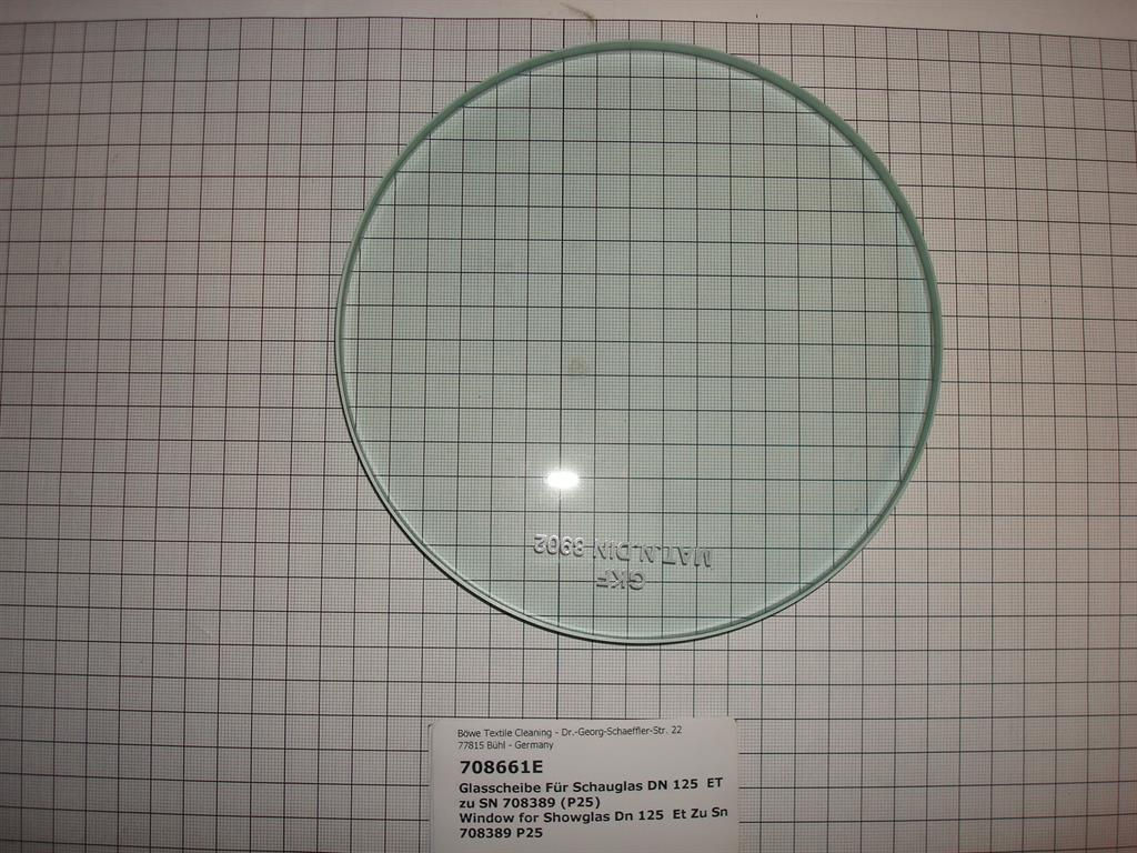 B 708661E Sight glass disc for sight glass