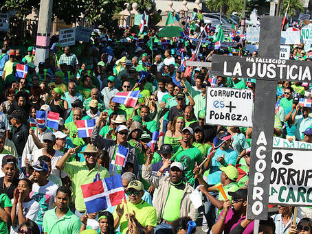 Movilización contra la corrupción en Dominicana y el plebiscito Venezolano