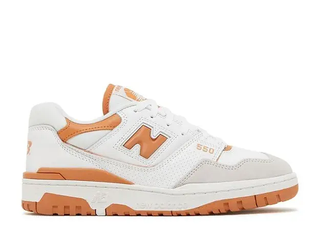 NEW BALANCE 550 BURNT ORANGE SIDE VIEW
