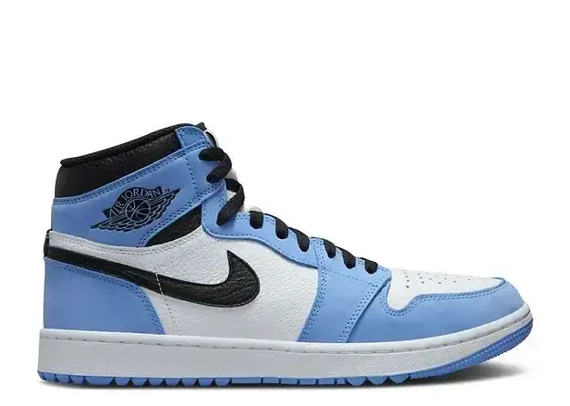 JORDAN 1 HIGH GOLF UNIVERSITY BLUE SIDE VIEW