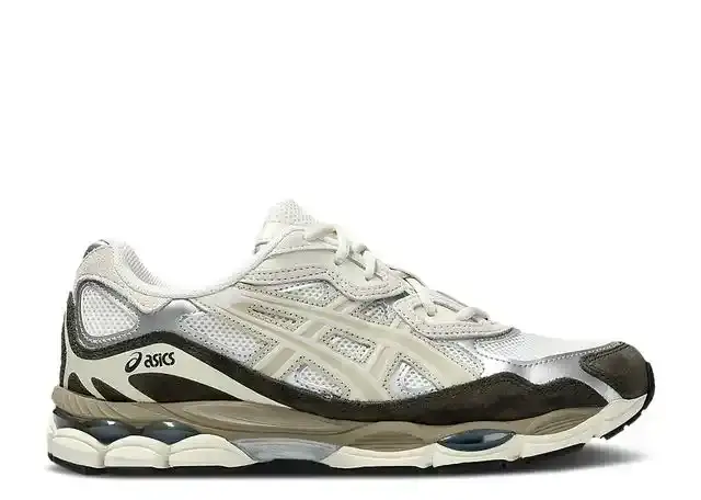Asics gel nyc cream mocha side view