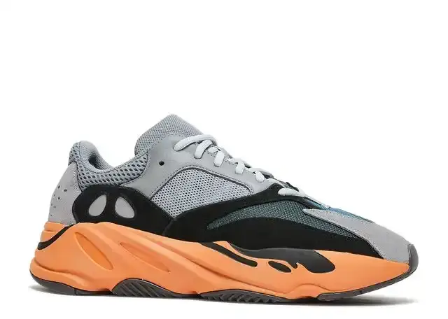 Yeezy boost 700 wash orange side view
